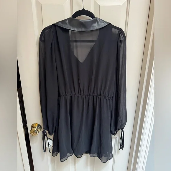 Bar III Chiffon Fit And Flare Dress - Picture 10 of 10